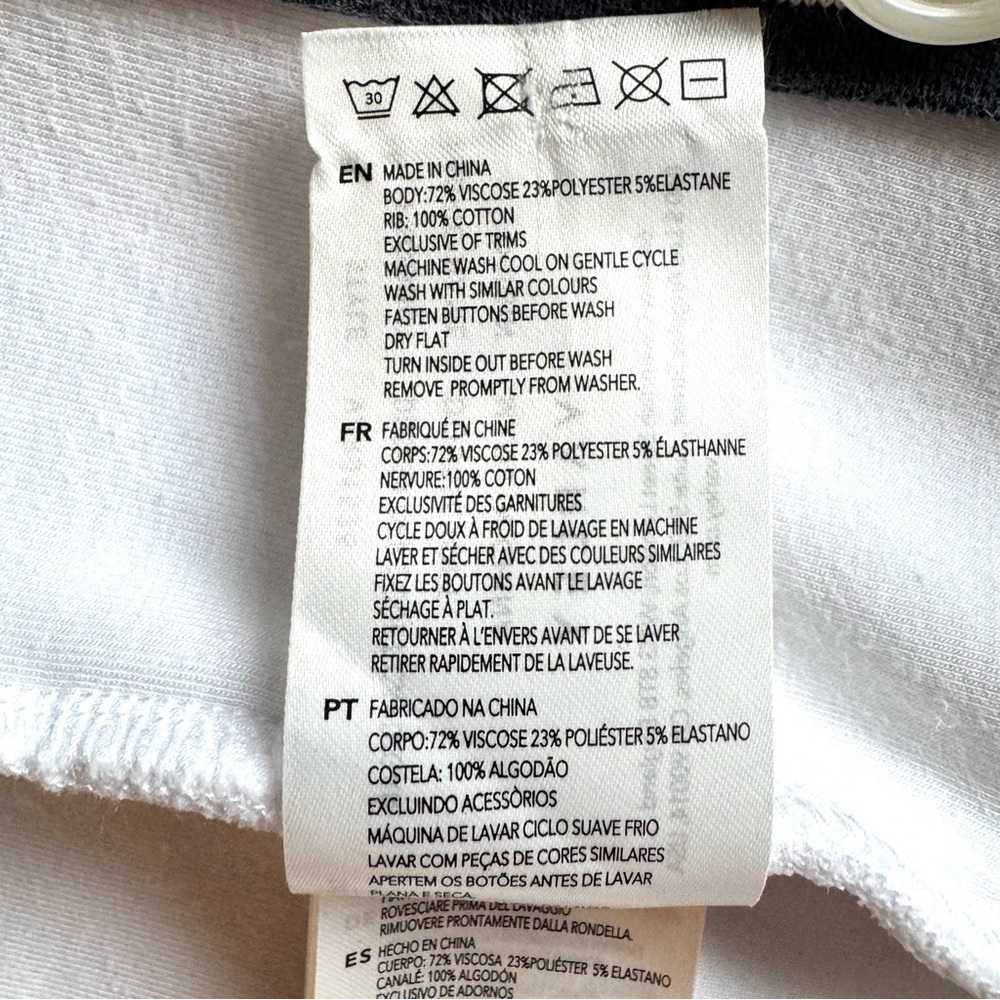 Varley Decker Off Court Sweatshirt Cardigan White XS - Picture 12 of 13